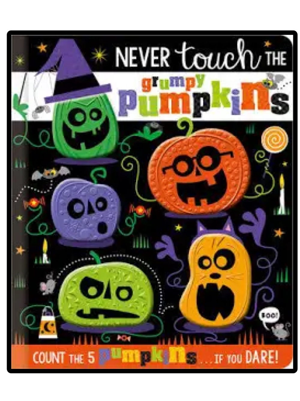 BUNDLE & SAVE 🎃 Never Touch the Grumpy Pumpkins Interactive Board Book